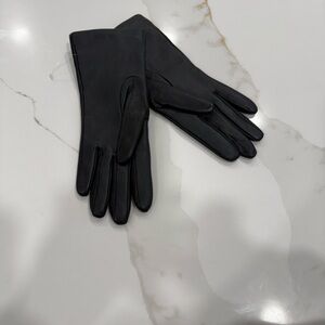 🎀 Nordstrom Black Leather Women’s Gloves – NEW – Cashmere Lined & Luxuriously